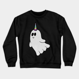 Unicorn Ghost, Cute Halloween Costume Gift Crewneck Sweatshirt